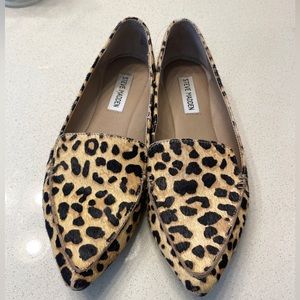 Steve Madden leopard flats